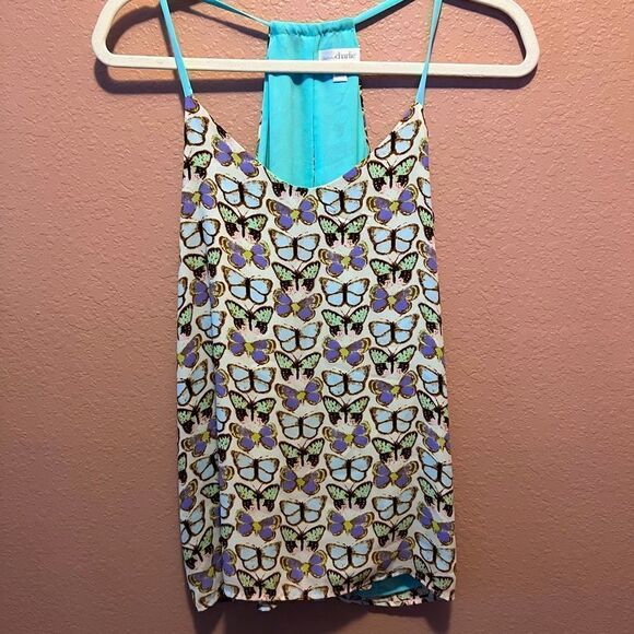 Charming Charlie butterfly tank top - Picture 1 of 9